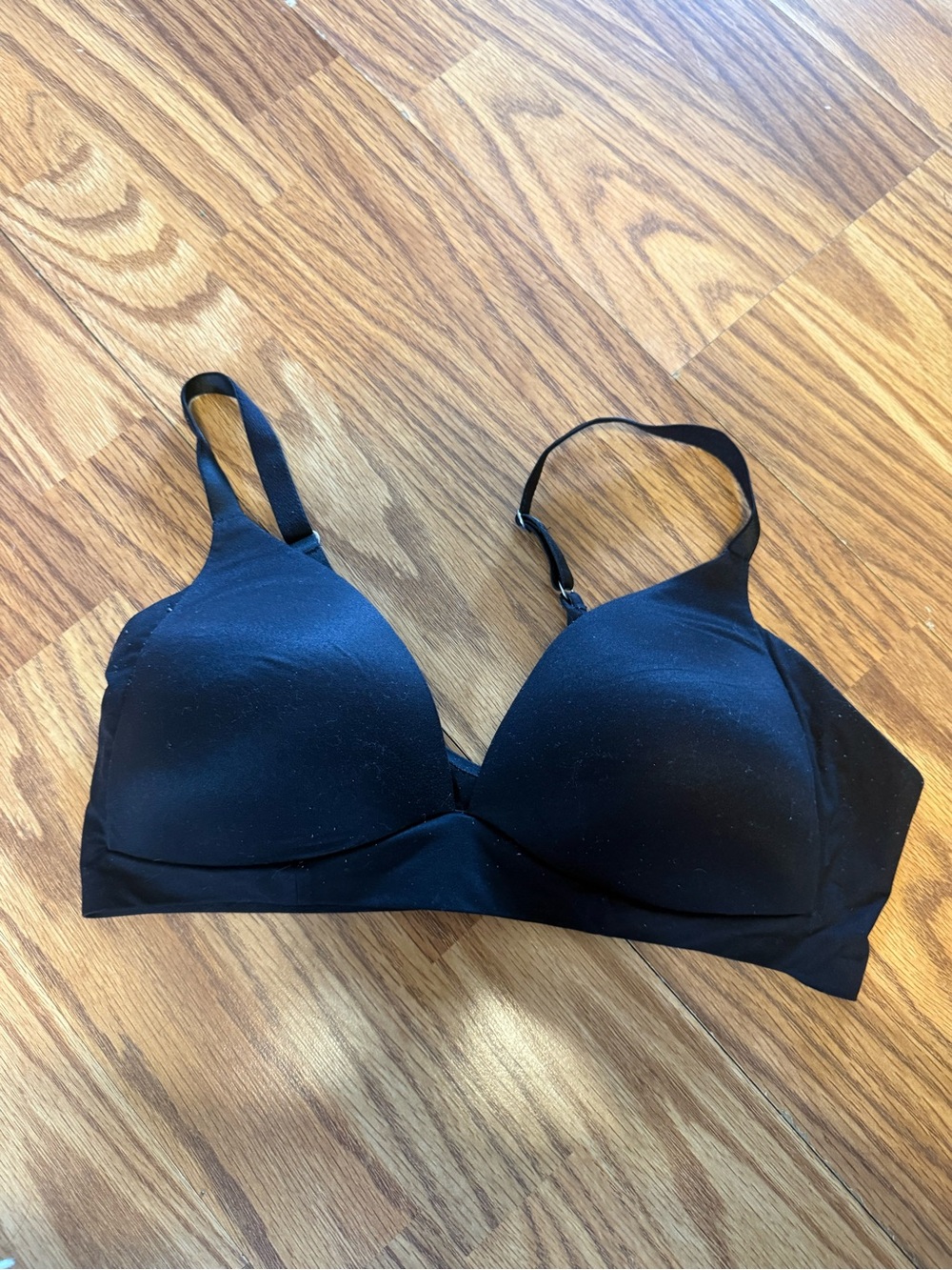 aerie Sunnie Black Seamless T-Shirt Bra